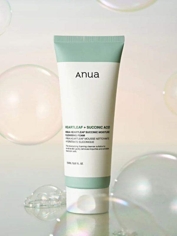 Anua Heartleaf Cleanser - Gentle Korean Face Wash Sensitive Skin 150ml