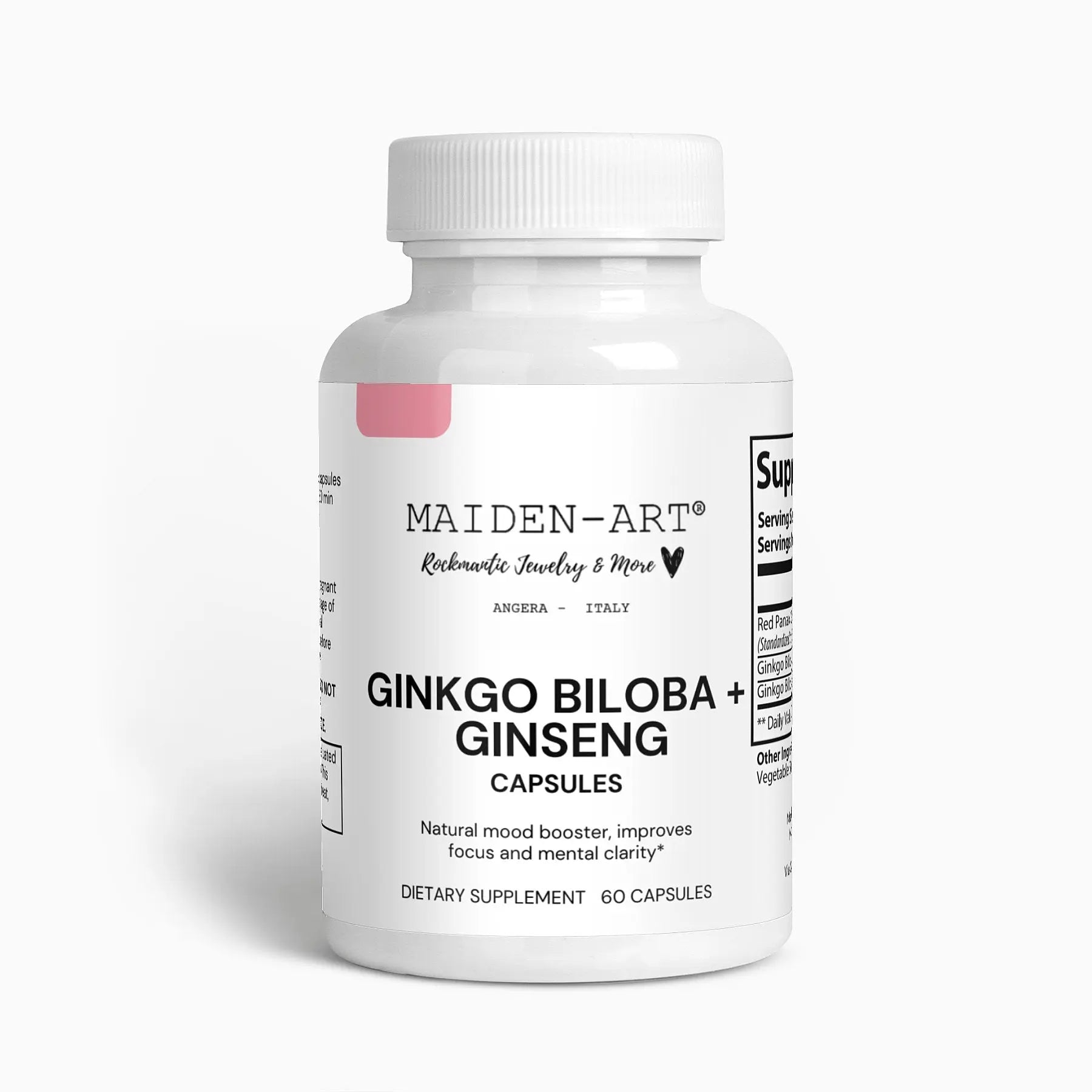 Ginkgo Biloba + Ginseng - Brain Health & Energy Supplement