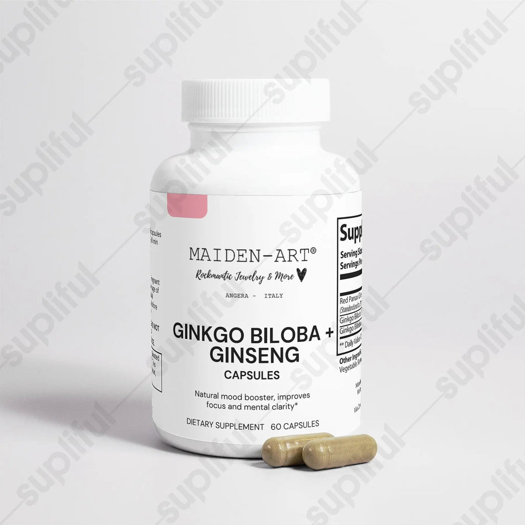 Ginkgo Biloba + Ginseng - Brain Health & Energy Supplement
