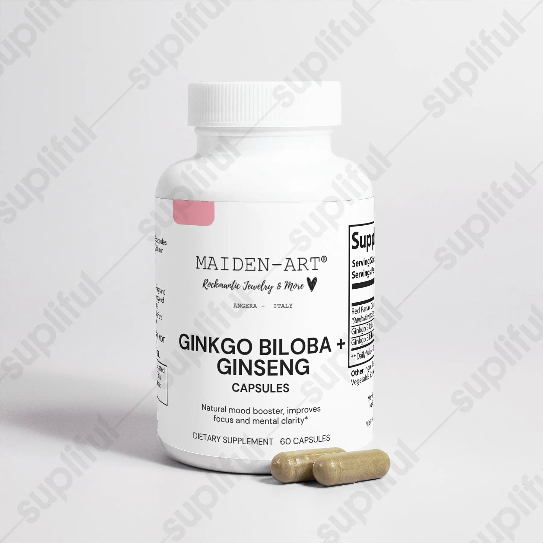 Ginkgo Biloba + Ginseng - Brain Health & Energy Supplement