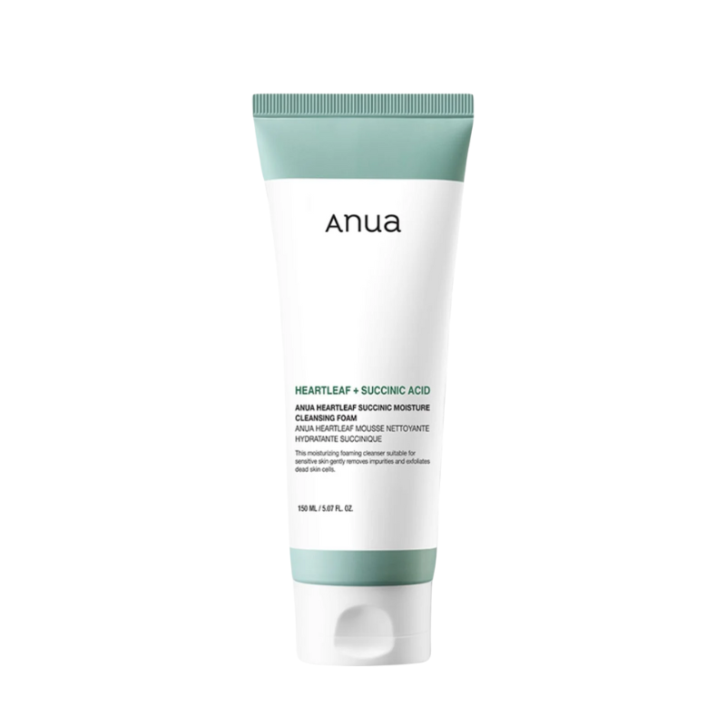 Anua Heartleaf Cleanser - Gentle Korean Face Wash Sensitive Skin 150ml