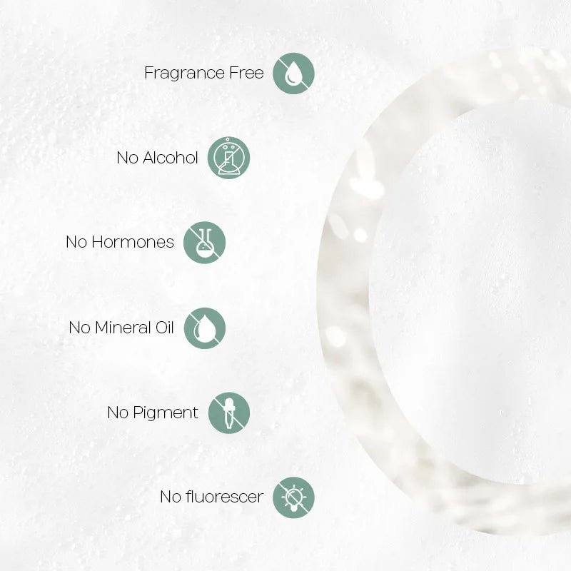 LALKOU cleanser is free from bad ingredients for natural acne treatment blackhead removal
