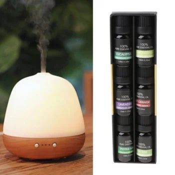 Therapeutic Grade Essential Oil Set - 100% Pure 6-Pack