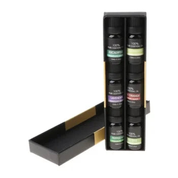 Therapeutic Grade Essential Oil Set - 100% Pure 6-Pack