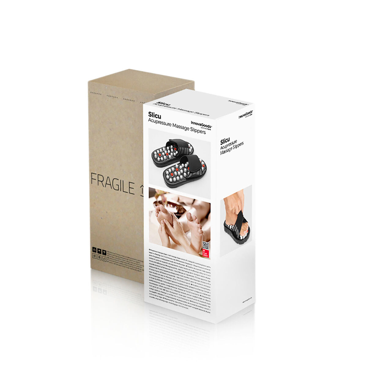 Reflexology Massage Slippers - Acupuncture Foot Massage S/M/L