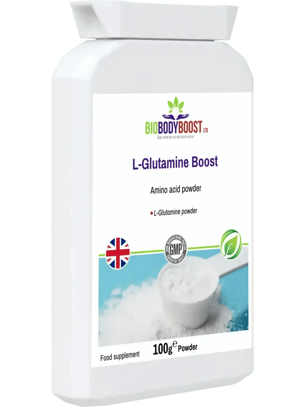 L-Glutamine Powder - 100% Pure Vegan Amino Acid Recovery 100g