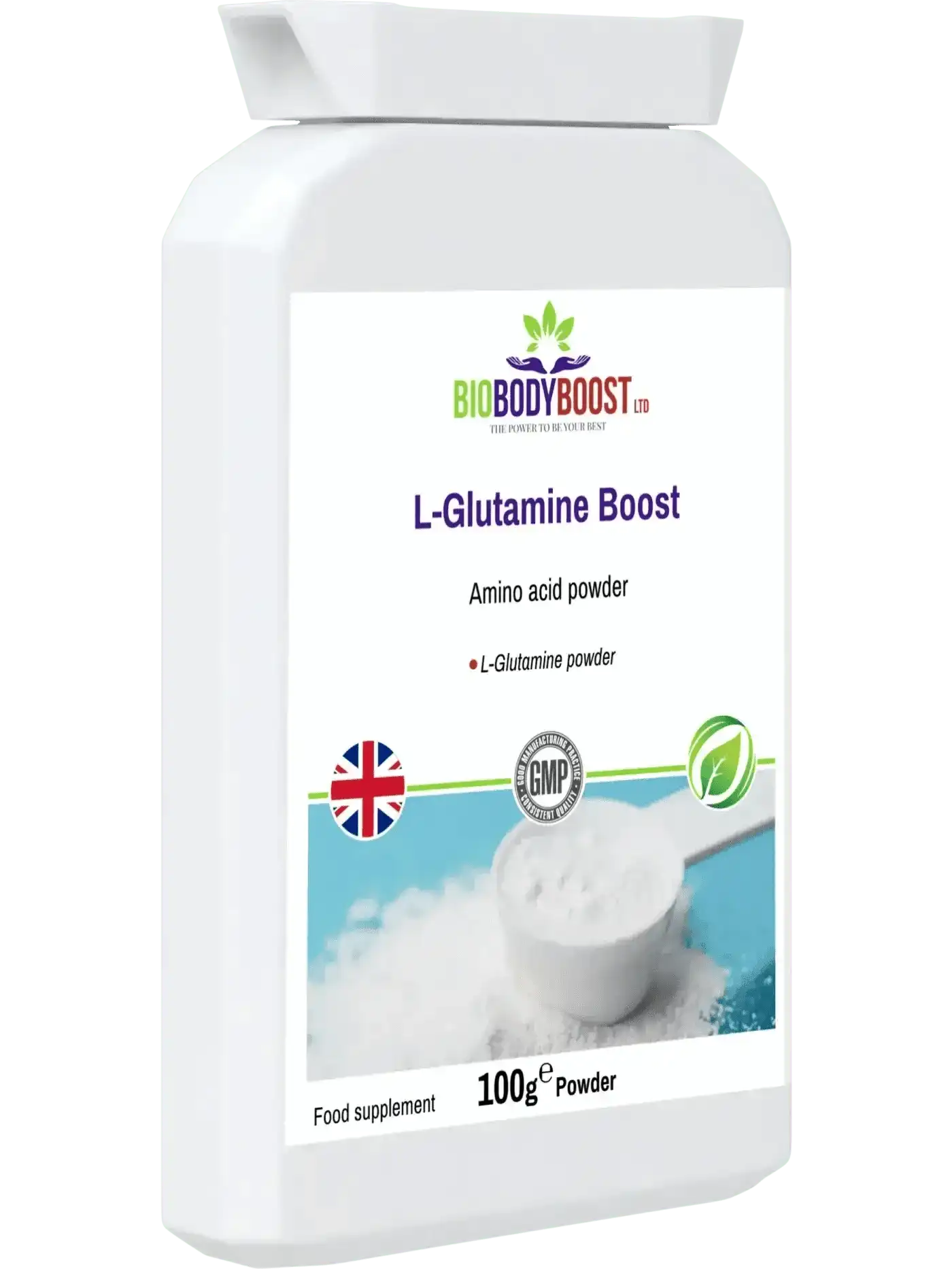 L-Glutamine Powder - 100% Pure Vegan Amino Acid Recovery 100g