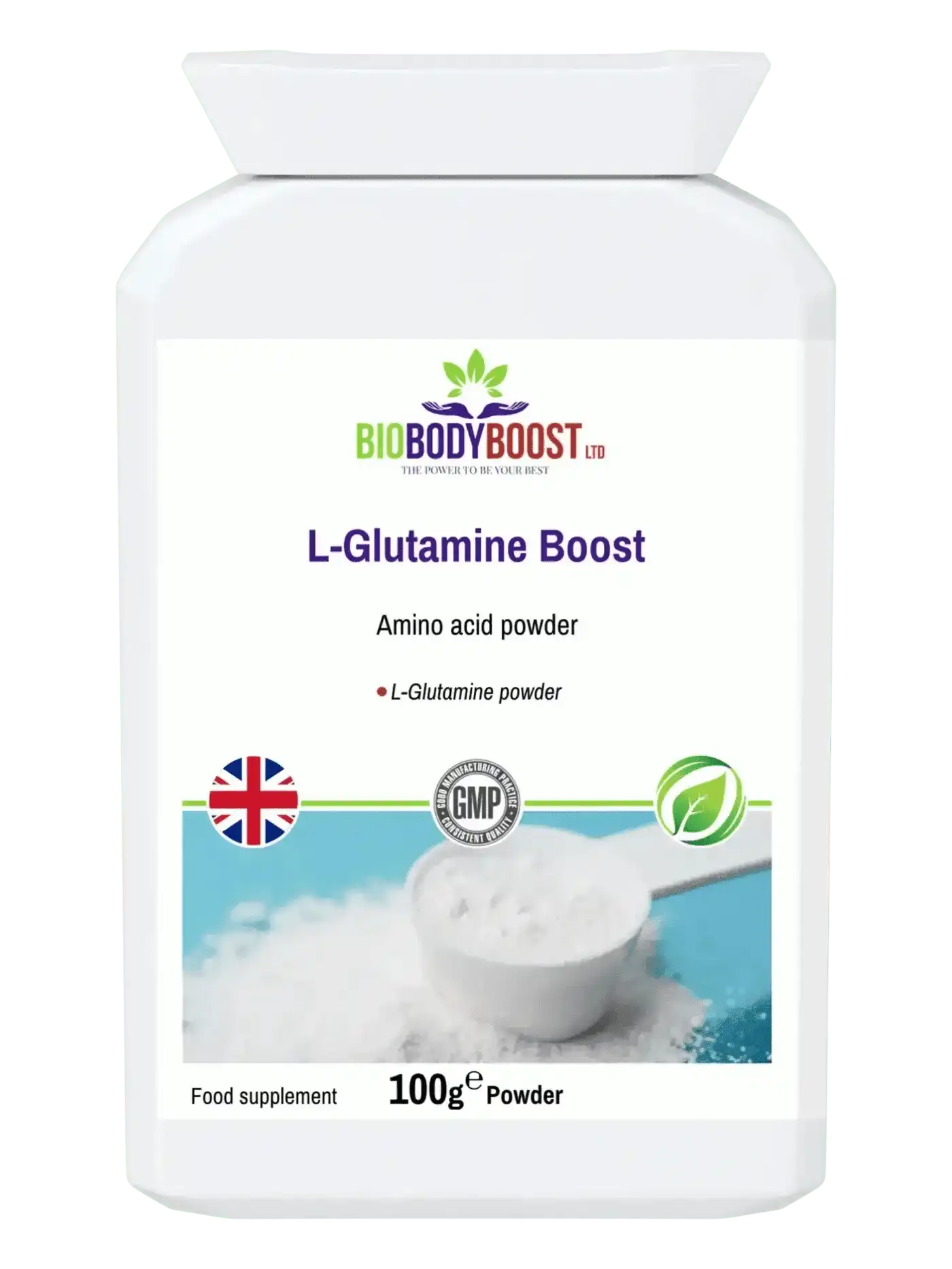 L-Glutamine Powder - 100% Pure Vegan Amino Acid Recovery 100g