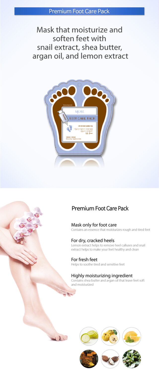 MIJIN Premium Foot Care Pack - Intensive Moisturizing Treatment 20g