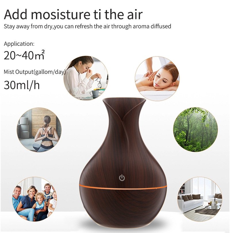 LED Ultrasonic Aromatherapy Diffuser - Essential Oil Diffuser